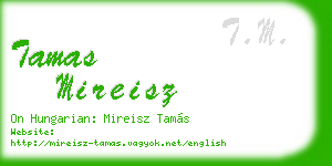 tamas mireisz business card